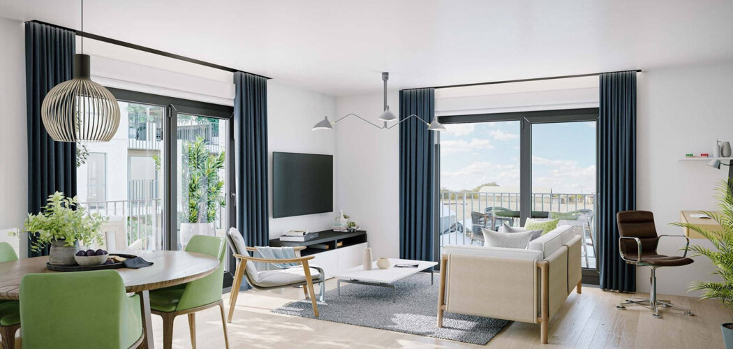 Programme immobilier neuf HABITER EST UNE ECHAPPEE BELLE - Bordeaux résidence contemporaine dans le quartier Brazza (33000) - Référence : 18106