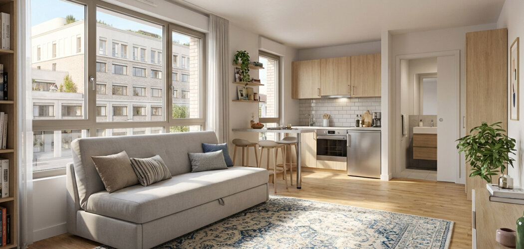Programme immobilier neuf KLEEZI | THIERS BORDEAUX - Bordeaux résidence étudiante quartier Bastide proche tram (33000) - Référence : 14951