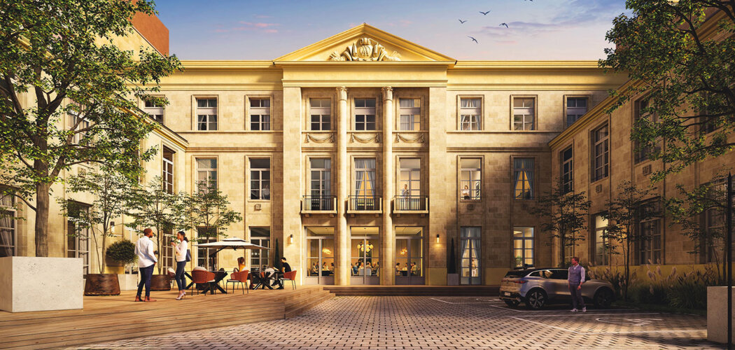 Programme immobilier neuf Cours Saint Louis - Bordeaux studios investisseur quartier Chartrons avec services premium (33000) - Référence : 17049
