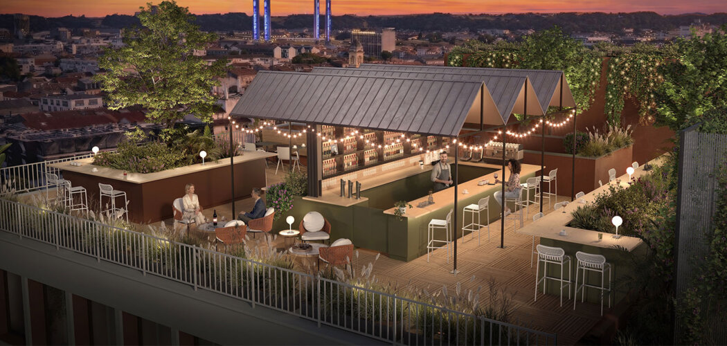 Programme immobilier neuf Cours Saint Louis - Bordeaux studios investisseur quartier Chartrons avec services premium (33000) - Référence : 17049