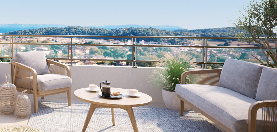Programme immobilier neuf 58 LEVANT - Bormes-les-Mimosas résidence intimiste proche plages et Le Lavandou (83230) - Référence : 17723