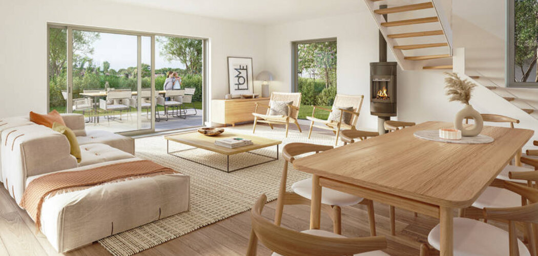 Programme immobilier neuf Domaine Ilia - Bossey : Appartements T2–T5 et maisons T5 avec terrasses, jardins et proximité Genève à 15 min (74160) - Référence : 6695