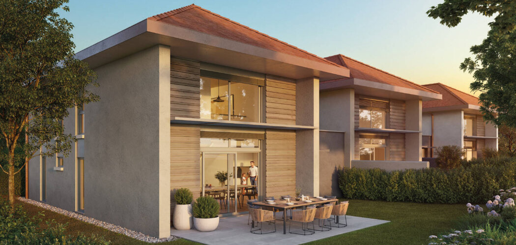 Programme immobilier neuf Domaine Ilia - Bossey : Appartements T2–T5 et maisons T5 avec terrasses, jardins et proximité Genève à 15 min (74160) - Référence : 6695