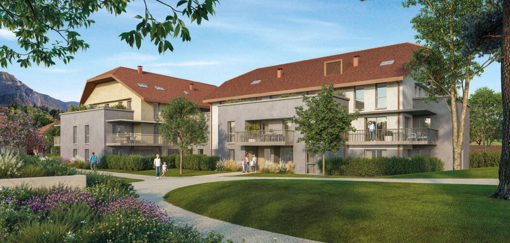 Programme immobilier neuf Domaine Ilia - Bossey : Appartements T2–T5 et maisons T5 avec terrasses, jardins et proximité Genève à 15 min (74160) - Référence : 6695