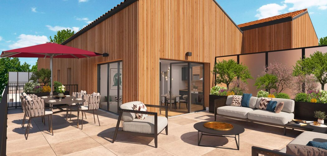 Programme immobilier neuf Le Jardin des Vignes - Bouaye centre ville à proximité gare TER (44830) - Référence : 15264