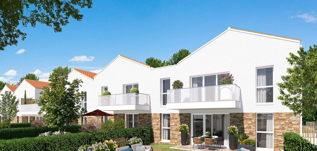 Programme immobilier neuf Le Jardin des Vignes - Bouaye centre ville à proximité gare TER (44830) - Référence : 15264