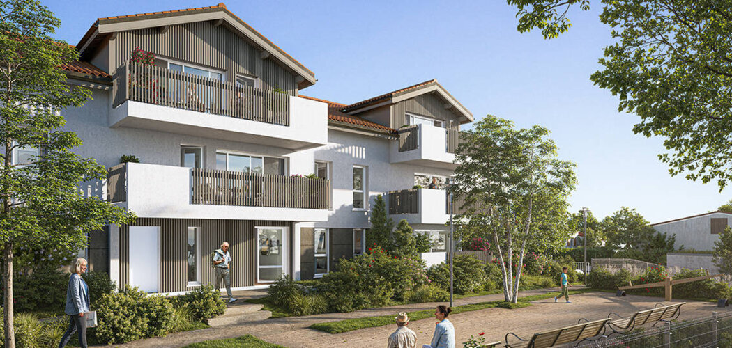 Programme immobilier neuf LES HAUTS DE BOUCAU - Boucau secteur Haut-Boucau à 15 min à vélo de la plage (64340) - Référence : 12459