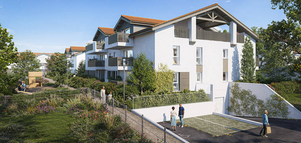 Programme immobilier neuf LES HAUTS DE BOUCAU - Boucau secteur Haut-Boucau à 15 min à vélo de la plage (64340) - Référence : 12459