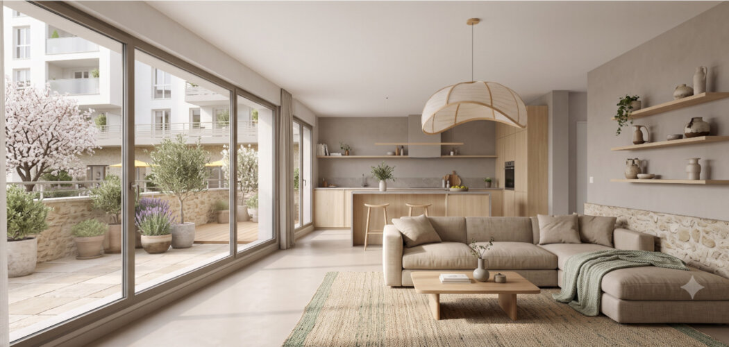 Programme immobilier neuf CASTANEA - Bouffémont : appartements neufs du studio au 3 pièces face à la forêt de Montmorency (95570) - Référence : 15579