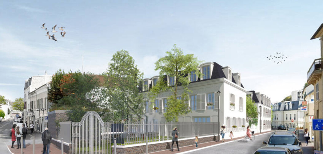 Programme immobilier neuf L'Îlot Camélias - Bougival : Appartements studio–T5 avec jardins privatifs, parking sécurisé et abri vélo en plein cœur de ville (78380) - Référence : 14430