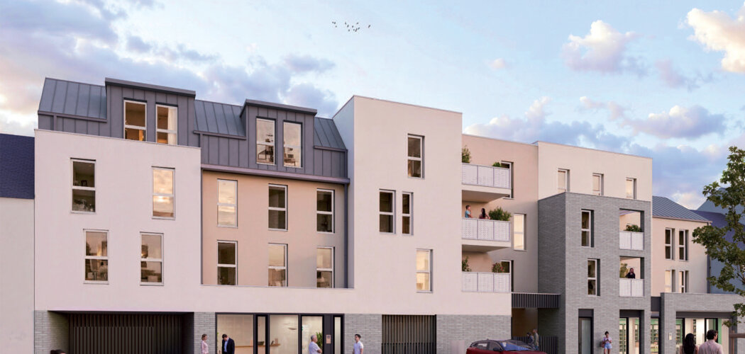Programme immobilier neuf CARRÉ BEAUVOIR - Bouguenais centre  près du Parc du Champ Toury (44340) - Référence : 15529