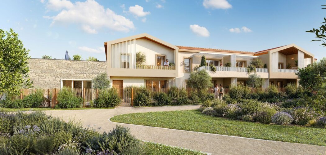 Programme immobilier neuf SOLANE - Bouillargues résidence verdoyante avec maisons et appartements (30230) - Référence : 18562