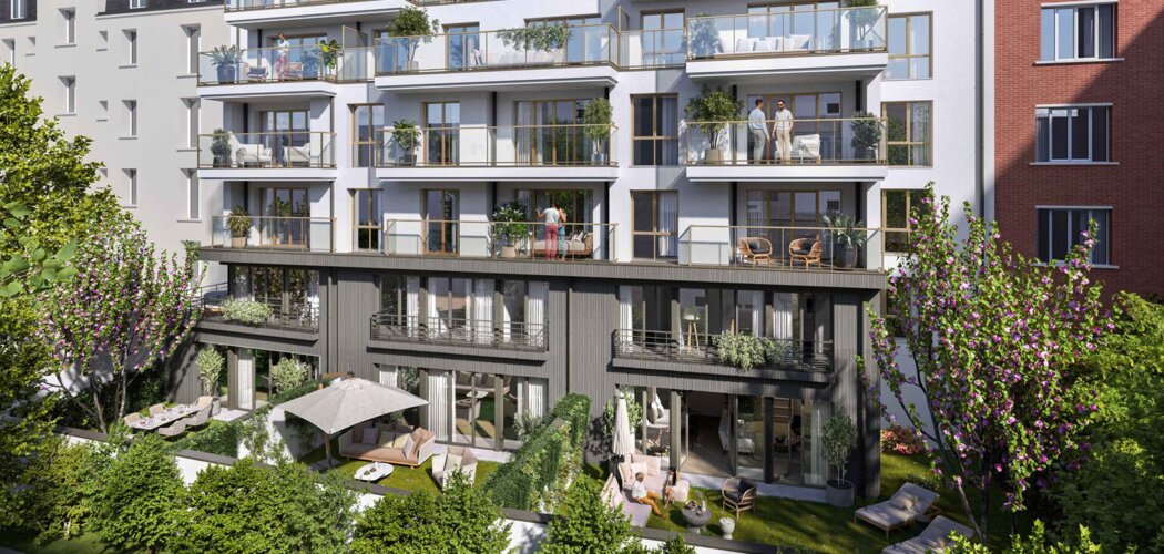 Programme immobilier neuf LES TERRASSES DU MARCHE - Boulogne-Billancourt à 4 minutes du métro ligne 9 (92100) - Référence : 18089