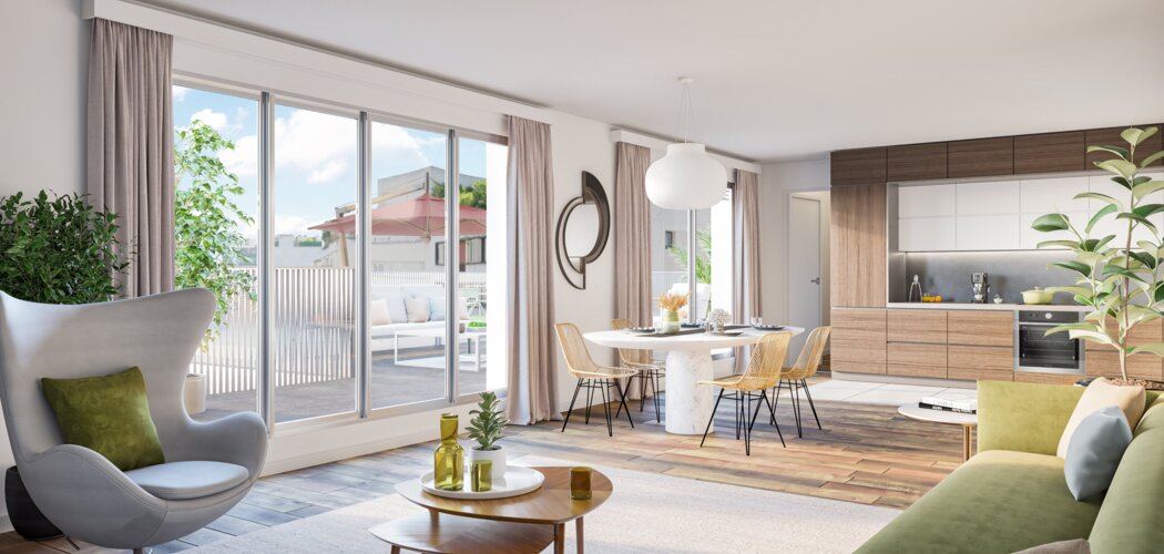 Programme immobilier neuf Boulogne - Passage Chateaudun - Boulogne-Billancourt à proximité du métro 9 et 10 (92100) - Référence : 8372