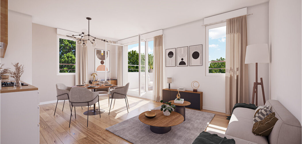 Programme immobilier neuf Coeur Citadelle - Bourg-en-Bresse à proximité de la gare SNCF (01000) - Référence : 14303