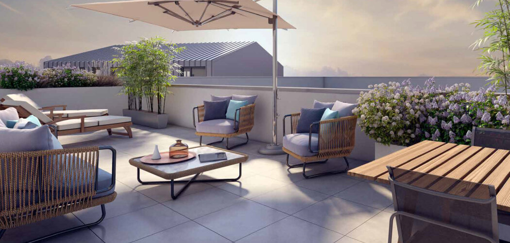 Programme immobilier neuf Espace Milliat - Bourg-en-Bresse : appartements neufs du 2 au 5 pièces face au Parc de la Préfecture (01000) - Référence : 14297