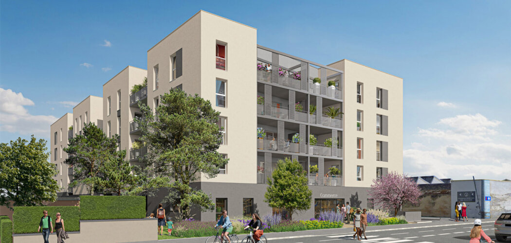 Programme immobilier neuf Les Balcons d'Annie - Bourg-en-Bresse proche de la gare (01000) - Référence : 14302