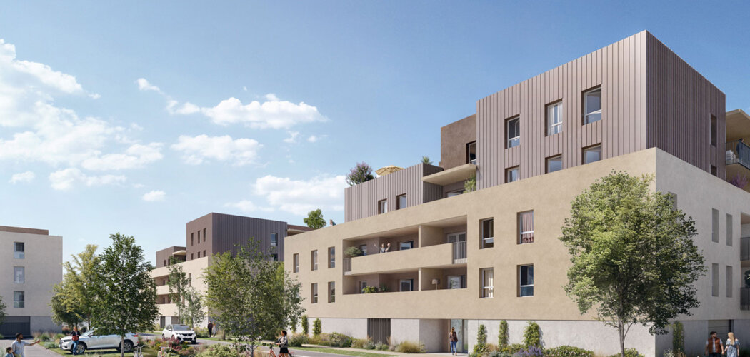Programme immobilier neuf J.O.U.R - Bourg-en-Bresse secteur résidentiel à proximité du  centre et gare (01000) - Référence : 14304