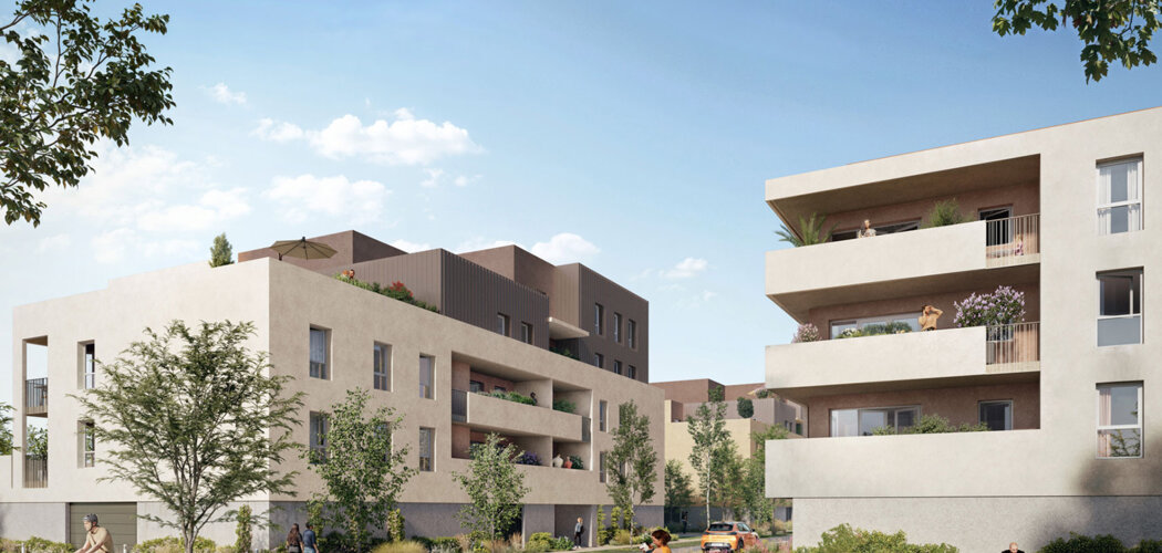 Programme immobilier neuf J.O.U.R - Bourg-en-Bresse secteur résidentiel à proximité du  centre et gare (01000) - Référence : 14304