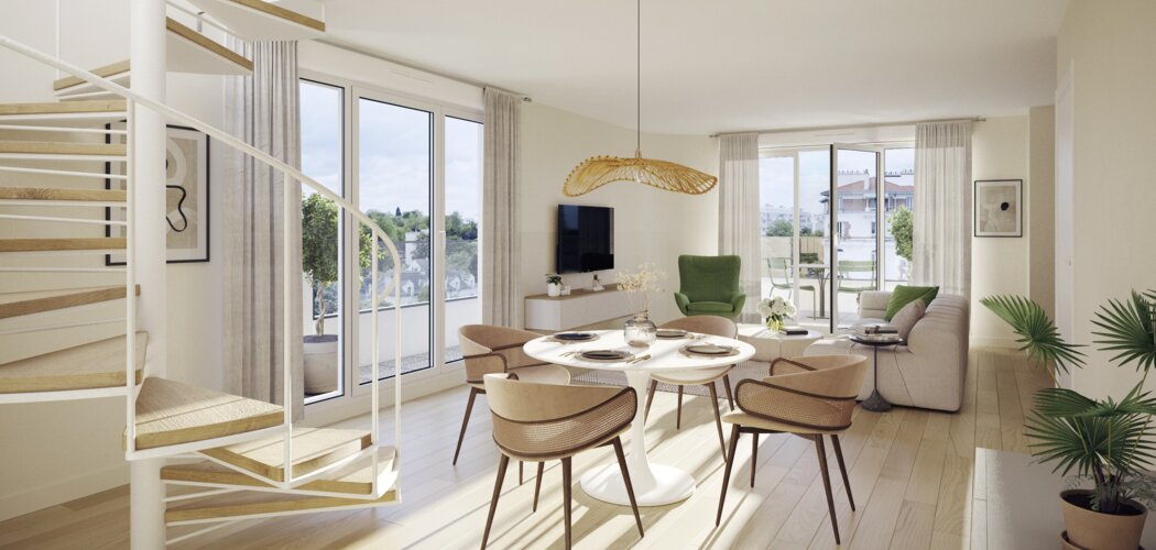 Programme immobilier neuf L'avant-garde - Bourg-La-Reine : appartements neufs du studio au 5 pièces à 10 min du RER B (92340) - Référence : 18190