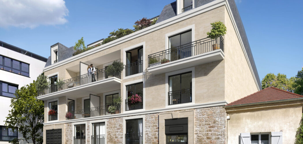 Programme immobilier neuf Villa Condorcet - Bourg-La-Reine : appartements neufs T2–T3 à 7 min du RER B (92340) - Référence : 8699