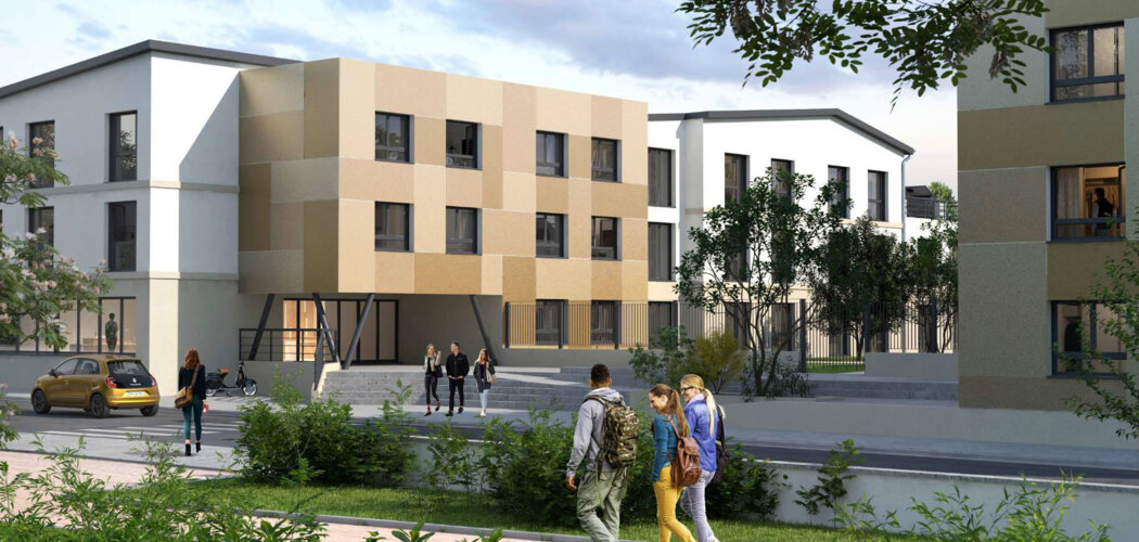 Programme immobilier neuf LA FABRIK - Bourges résidence étudiante quartier Latiholle face au campus (18000) - Référence : 10734