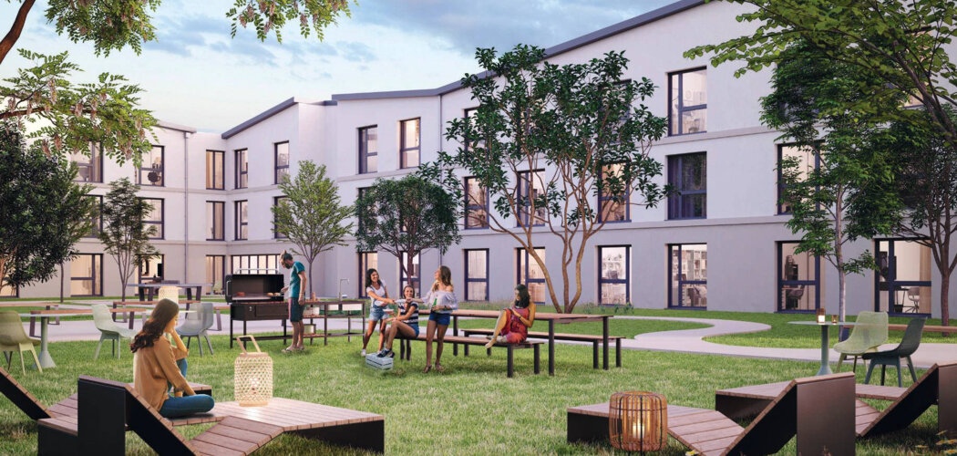 Programme immobilier neuf LA FABRIK - Bourges résidence étudiante quartier Latiholle face au campus (18000) - Référence : 10734