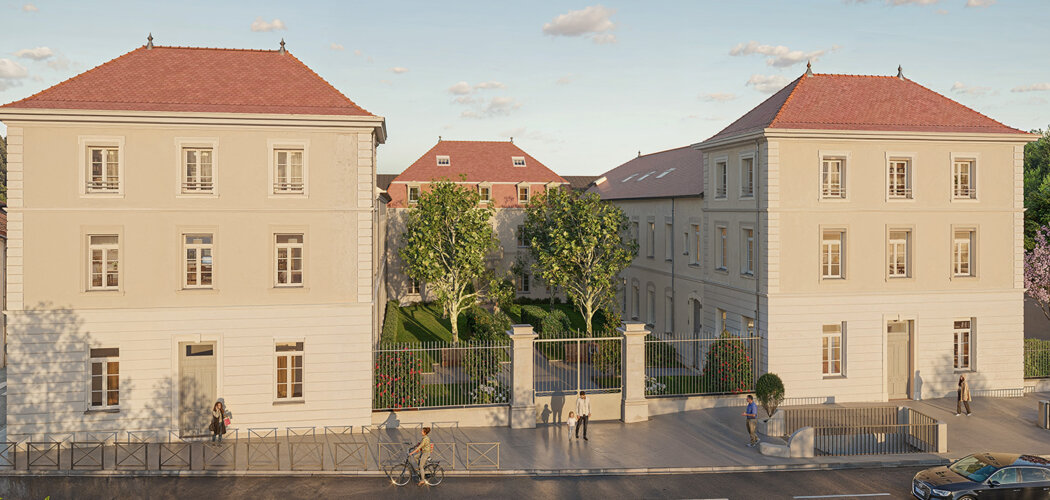 Programme immobilier neuf COUR BERLIOZ - Bourgoin-Jallieu ancien conservatoire réhabilité proche gare (38300) - Référence : 18446