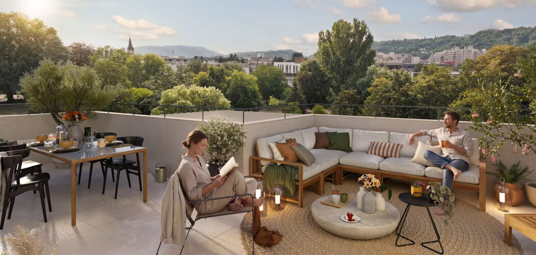Programme immobilier neuf Majestel "La Serre" - Bourgoin-Jallieu logements lumineux au cœur du quartier Majestel (38300) - Référence : 17693