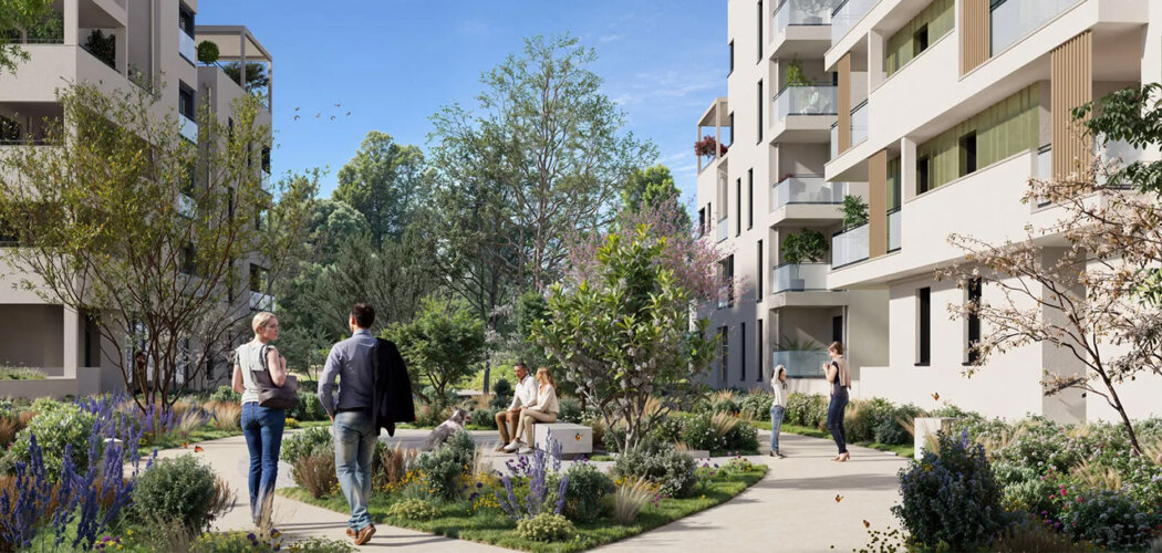Programme immobilier neuf Majestel "La Serre" - Bourgoin-Jallieu logements lumineux au cœur du quartier Majestel (38300) - Référence : 17693