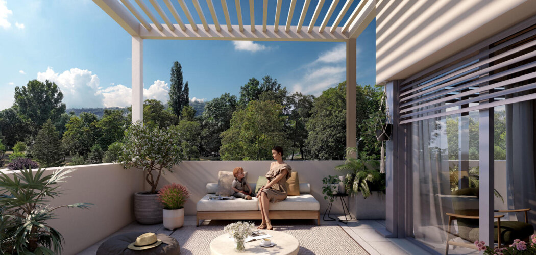 Programme immobilier neuf Majestel "L'Ilet" - Bourgoin-Jallieu, résidence neuve et proximité parc des Lilattes entre Lyon et Grenoble (38300) - Référence : 15402