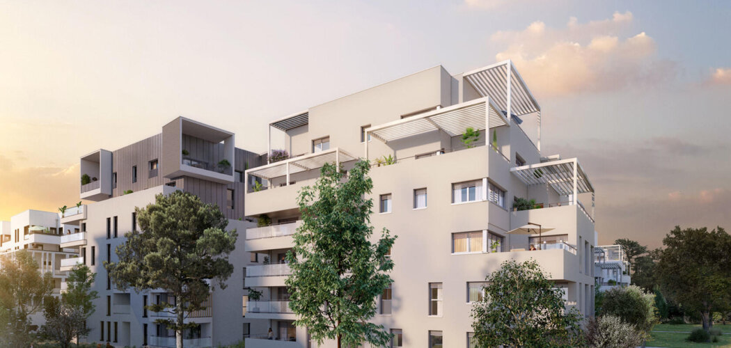 Programme immobilier neuf Majestel "L'Ilet" - Bourgoin-Jallieu, résidence neuve et proximité parc des Lilattes entre Lyon et Grenoble (38300) - Référence : 15402