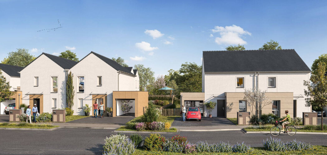 Programme immobilier neuf Les Jardins du Rocher - Bréal-sous-Montfort maisons et villas-jardins à 13 min du centre (35310) - Référence : 15261