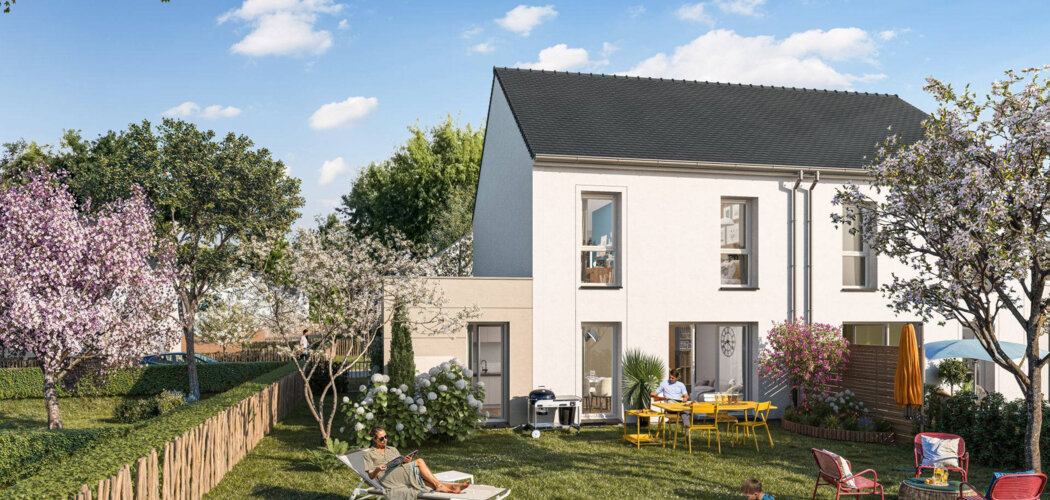 Programme immobilier neuf Les Jardins du Rocher - Bréal-sous-Montfort maisons et villas-jardins à 13 min du centre (35310) - Référence : 15261