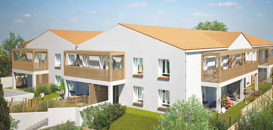 Programme immobilier neuf MAJORELLE - Brem sur Mer - Brem-sur-Mer centre-ville accessible à pied en 4 minutes (85470) - Référence : 13465