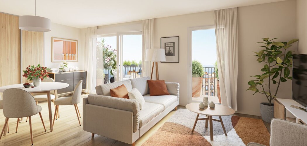 Programme immobilier neuf Sereine - Brest : 114 appartements seniors neufs du studio au 3 pièces en quartier Cerdan (29200) - Référence : 14752