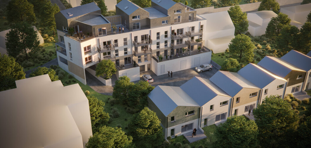 Programme immobilier neuf LES VOILES DE LAMBE - Brest : Appartements studio–T4 et maisons T5 avec terrasses, parking sécurisé et proximité commodités (29200) - Référence : 10792