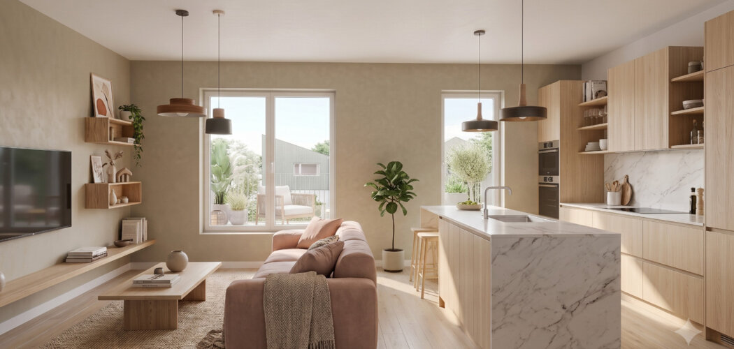 Programme immobilier neuf LES VOILES DE LAMBE - Brest : Appartements studio–T4 et maisons T5 avec terrasses, parking sécurisé et proximité commodités (29200) - Référence : 10792