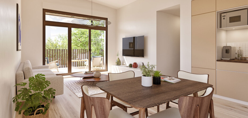 Programme immobilier neuf DOMAINE DE LA SOURCE - Brest quartier Fontaine Margot proche des commerces et des services (29200) - Référence : 14761