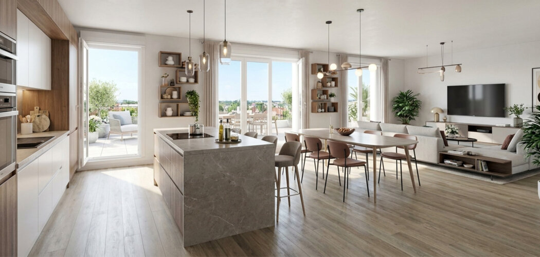 Programme immobilier neuf BELLIS - Brétigny-sur-Orge : maisons et appartements neufs du studio au 5 pièces en quartier Clause-Bois Badeau (91220) - Référence : 18592