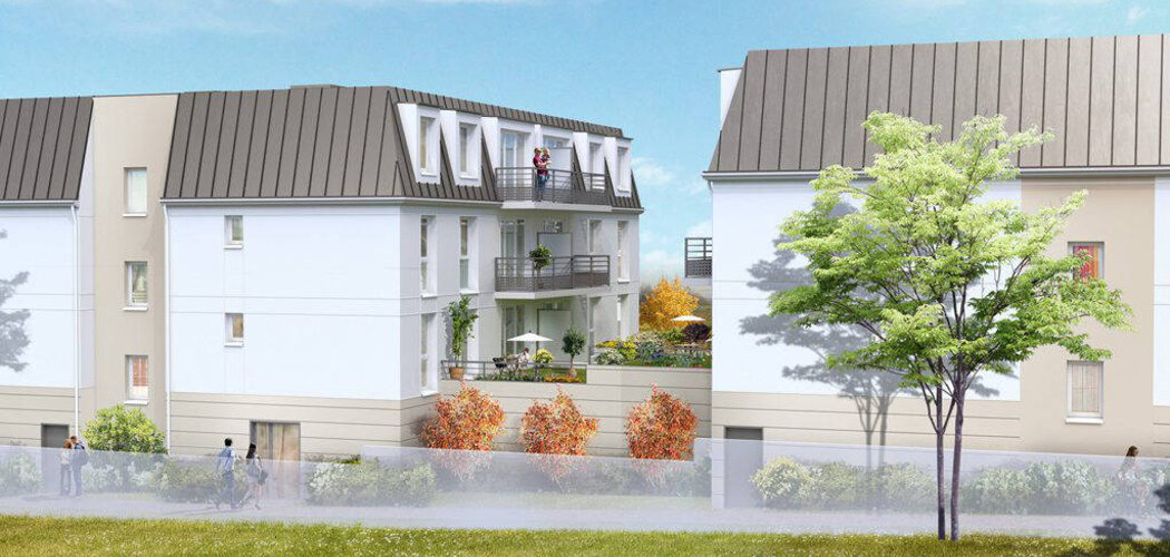 Programme immobilier neuf PARENTHESE - Breuillet : Appartements studio–T4 avec balcons, jardins et norme RT2012 en cœur de village (91650) - Référence : 3394