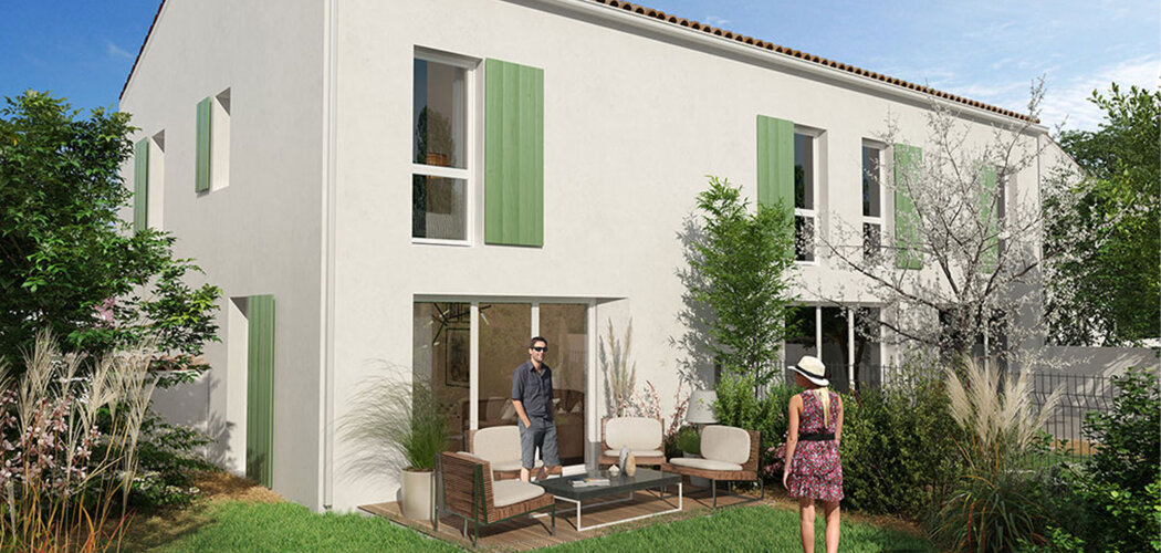 Programme immobilier neuf CAMBIUM BREUILLET PHASE 1 TRANCHE 2 (LIBRE) - Breuillet maisons au cœur du bourg proche des plages (17920) - Référence : 10720