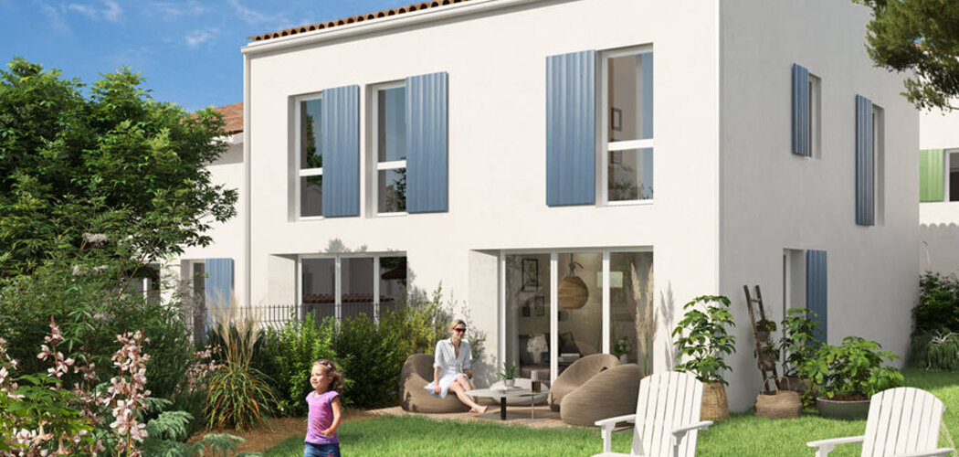 Programme immobilier neuf CAMBIUM BREUILLET PHASE 1 TRANCHE 1 - Breuillet maisons de 3 et 4 pièces dans un cadre verdoyant (17920) - Référence : 18506