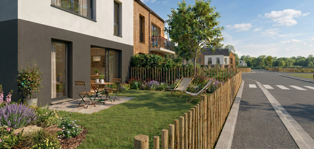 Programme immobilier neuf LE CLOS DE LANNECHUEN - Briec appartements neufs de 2 et 3 pièces aux portes de Quimper (29510) - Référence : 18573