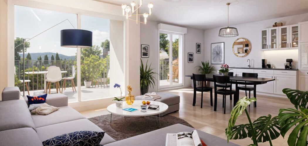 Programme immobilier neuf BLANC PRESTIGE - Brignoles à quelques pas du cœur de ville (83170) - Référence : 12360