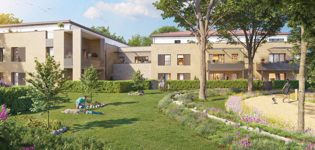 Programme immobilier neuf Hameau Bellevue - Brindas proche à pied du bus vers Bellecour (69126) - Référence : 16024