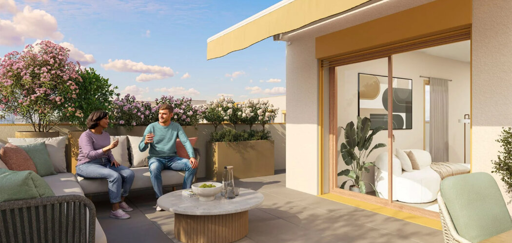 Programme immobilier neuf KAOLIN - Bron proche du parc Rosa Parks (69500) - Référence : 17207