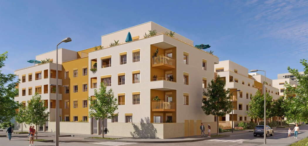 Programme immobilier neuf KAOLIN - Bron proche du parc Rosa Parks (69500) - Référence : 17207