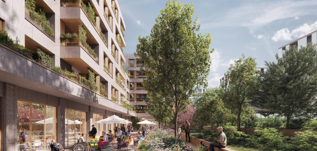 Programme immobilier neuf Résidence LES PRALINES - Bron : résidence séniors face au Pôle Hospitalier Lyon Est, confort et investissement LMNP (69500) - Référence : 15616
