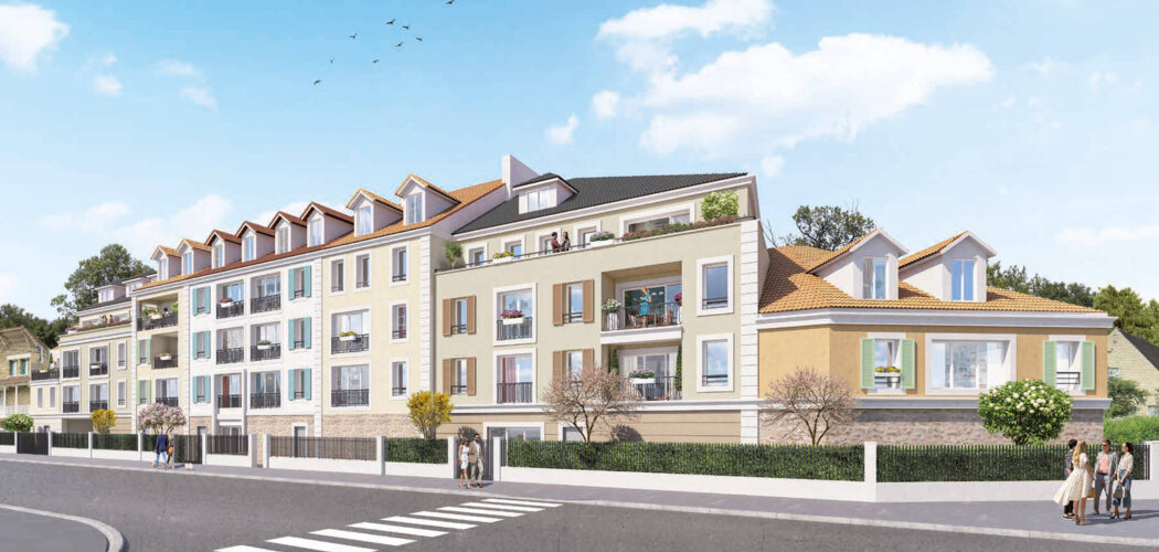 Programme immobilier neuf Coeur Chantereine - Brou-sur-Chantereine : appartements neufs du 2 au 4 pièces à deux pas du centre-ville (77177) - Référence : 15062
